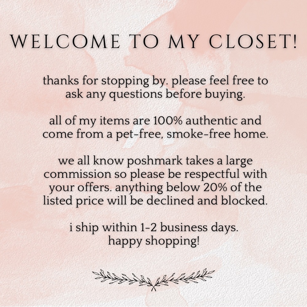 🌿 welcome to my closet! 🌿